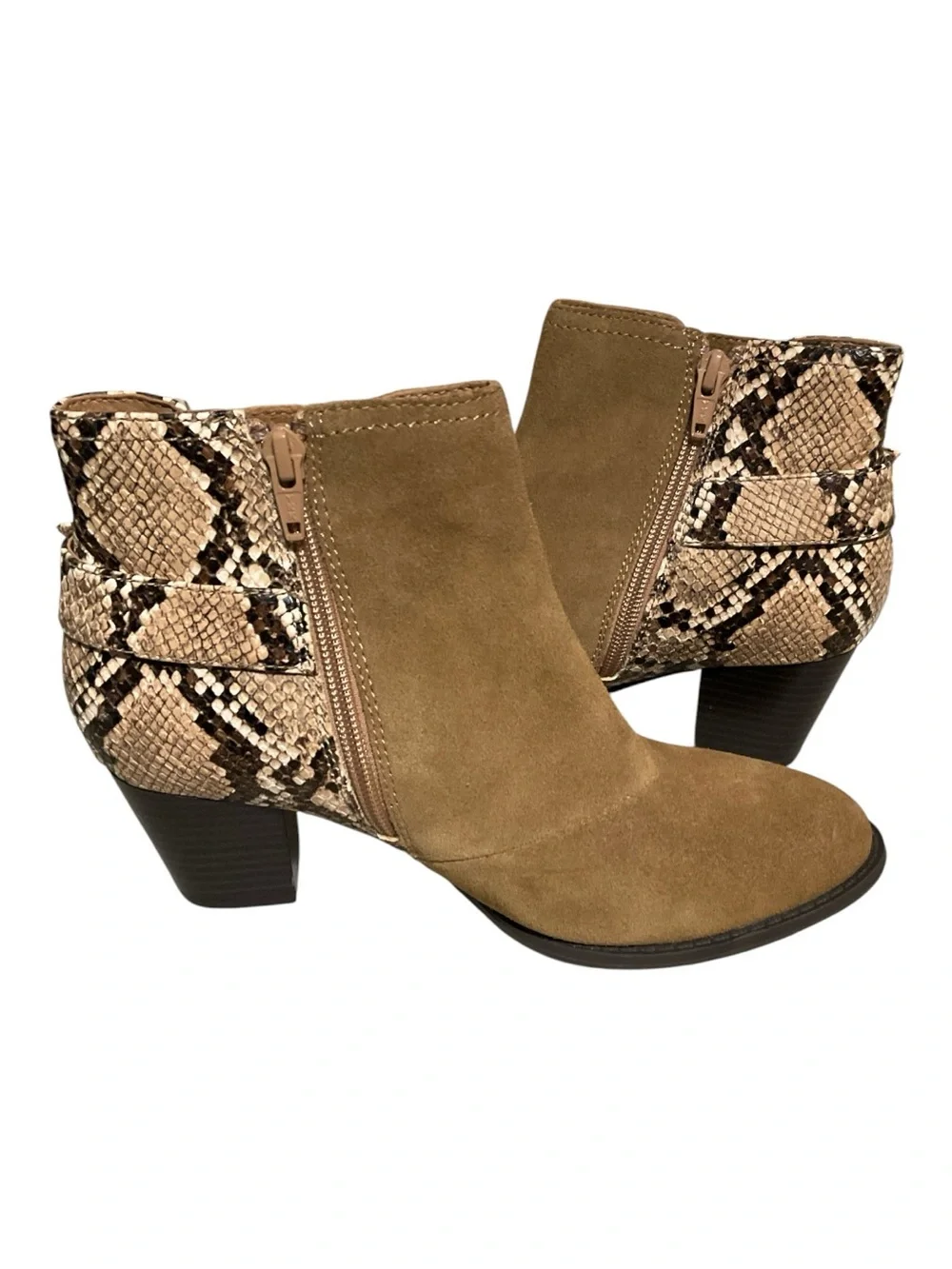 Vionic Naomi Snake Ankle Boots‎ Ladies Size 6W